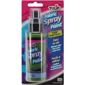  Tulip Fabric Spray Paint 4oz Carded Olive: Home & Kitchen