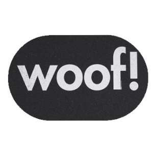 Jumbo Recycled Rubber Pet Placemat WOOF 