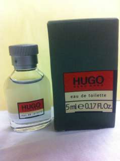 Hugo by Hugo Boss MINI EDT 0.17 fl oz/ 5 ml NEW IN BOX  