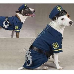   Cop Canine Police Officer Halloween Dog Costume Medium Toys & Games