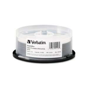  Verbatim DataLifePlus 6x DVD+R Double Layer Media   White 
