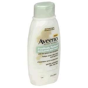  AVEENO Positively Radiant Exfoliating Body Wash 12 oz 