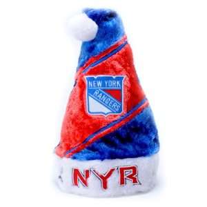   York Rangers NHL Colorblock Himo Plush Santa Hat: Sports & Outdoors