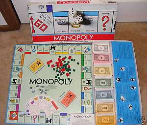 1978 Monopoly Game   Parker Brothers Complete #9  