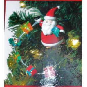  Dept 56 Santa w. Gifts Chaser Light Christmas Ornament NIB 