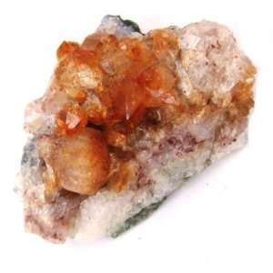  Citrine Cluster 05 Golden Crystal Large Points Red Iron Stone 