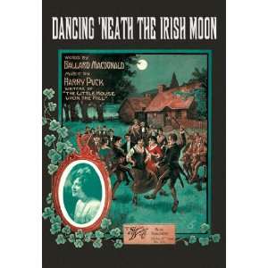 Dancing Neath the Irish Moon 28x42 Giclee on Canvas 