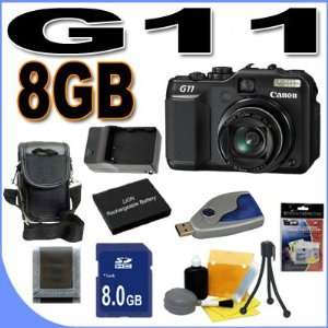  Canon PowerShot G11 10MP Digital Camera w/ 5x Wide Angle 