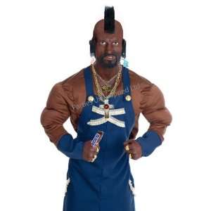   : Mr T (A Team) 16pc Deluxe Fancy Dress Costume   LARGE: Toys & Games