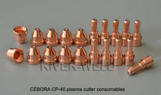 CEBORA CP 40 plasma cutter consumables 1516+1290 20 pcs  