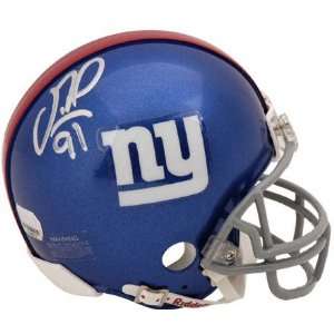 Justin Tuck New York Giants Autographed Mini Helmet