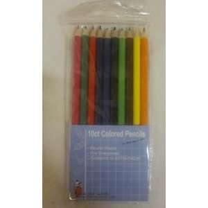   Values Colored Pencils 10 Pre sharpened Pencils Per Pack: Toys & Games