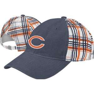  Chicago Bears Womens Plaid Adjustable Slouch Hat Sports 