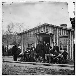  Point,Va. Members of Gen. Ulysses S. Grants staff