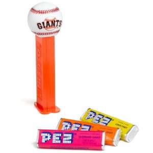 PEZ MLB San Francisco Giants, 0.87 Ounce Candy Dispensers (Pack of 12)