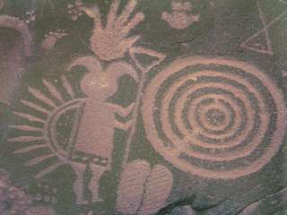 Petroglyph 18 Indian Pictograph Navajo Ceramic Tile Art  