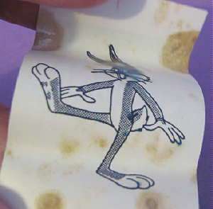 1960s warner bros bugs bunny tattoo fleer chewing gum free shipping 