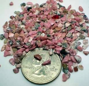 Mini Craft Stones Genuine Rhodonite Chips 50 Grams SALE  