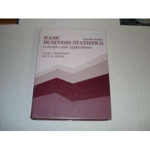   Applications (9780130576200) Mark L. Berenson, David M. Levine Books