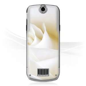  Design Skins for Motorola L6   White Rose Design Folie 