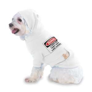  TASTE LIKE CHICKEN Hooded (Hoody) T Shirt with pocket for your Dog 