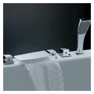   Tub Faucet with Hand Shower (Chrome Finish)