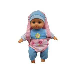    My Little Baby 10.5 Baby Lucy And Carrier Set Toys & Games