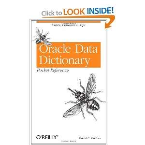  Oracle Data Dictionary Pocket Reference (9780596005177 