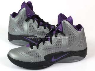 Nike Zoom Hyperfuse 2011 Cool Grey/Club Purple Black Vivid Grape 