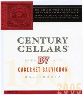 BV Century Cellars Cabernet Sauvignon 2005 