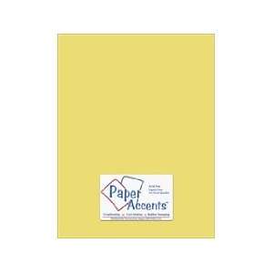   Accents Cardstock 8.5x11 Smooth Buttercream  80lb 