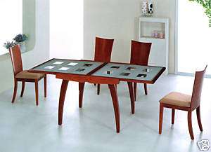 C320DT Dining Table Expandable Modern Glass  