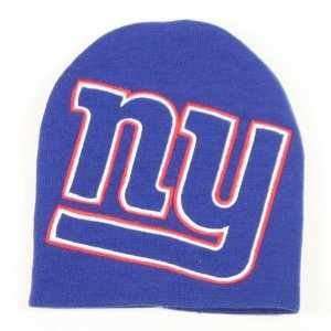  New York Giants Logo Hype NFL Beanie: Sports & Outdoors