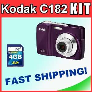 Kodak EasyShare C182 12MP Digital Camera w/ 3x Optical Zoom, 3 LCD 