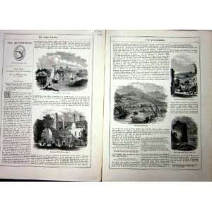  1873 Art Journal Chester Valle Abbey Dee Flint Castle 
