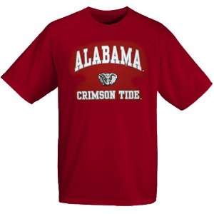  Alabama Crimson Tide Crimson Youth Team Color Logo T shirt 