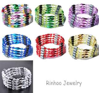   7Colors Magnetic Hematite Necklace Bracelet Multipurpose Loose String