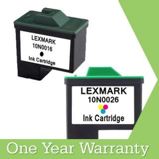 Black 1 Color Ink Cartridges For Lexmark 16 26 X1270  