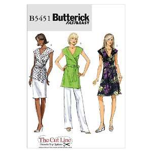 Butterick Patterns B5451 Misses Top, Tunic and Dress, Size BB (8 10 