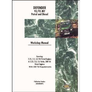  Land Rover Defender 1993 1995 Petrol and Diesel Workshop 