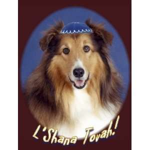  Pet Star Jewish New Year Cards   Sheltie Pet Star 