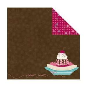   Tooth Double Sided Heavy Weight Paper 12X12 Yum; 25 Items/Order