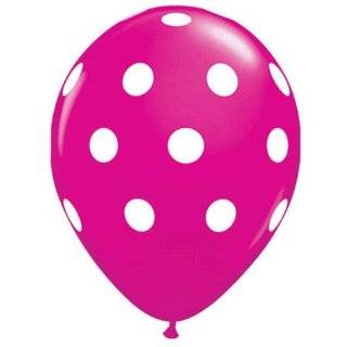  & White Polka DOT 11 Latex Balloons Party Decorations: Toys & Games
