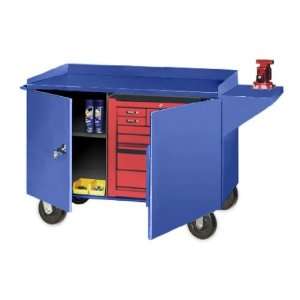  Big Blue Mobile Tool Cabinet Bench 
