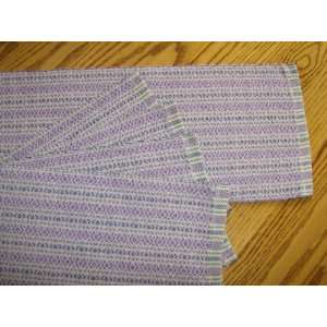  Purple Point Table Set   4 Placemats and Runner