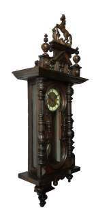 Antique German Kienzle Keyhole wall clock at 1900  
