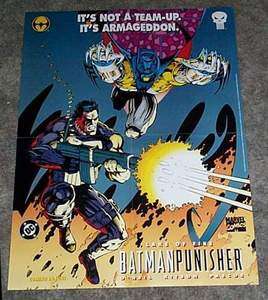  /BATMAN 22 x 17 MARVEL/DC COMIC BOOK TEAM UP POSTER 1:1990s/AZRAEL