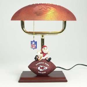   Kansas City Chiefs NFL Mascot Desk Lamp w/ Football Shade (14) Home
