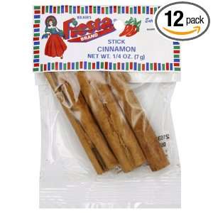 Fiesta Cinnamon Sticks Bag, 0.25 Ounce Grocery & Gourmet Food