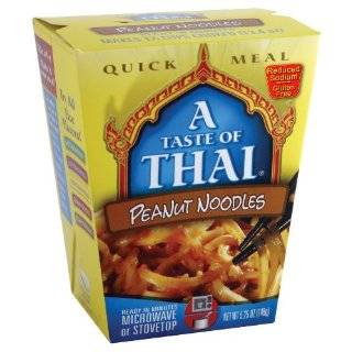 Taste of Thai Peanut Noodles Quick Meal, 5.25 Ounce Boxes (Pack of 6 